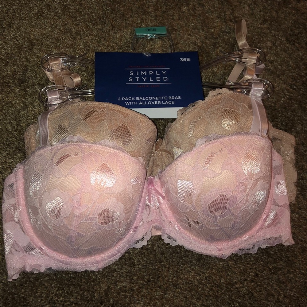 Brand New, Never Worn Lace Balconette Bras 36B